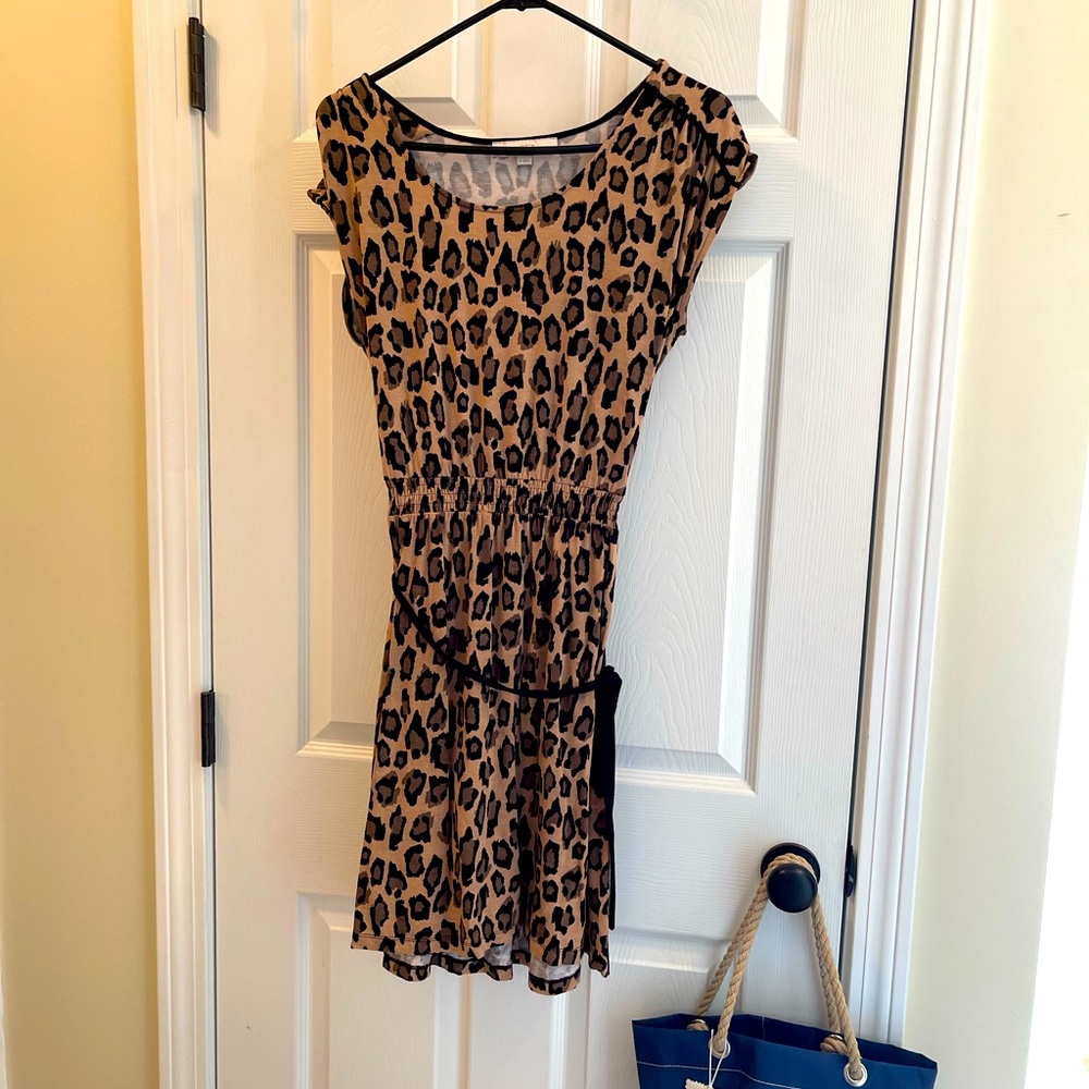 Size Medium Loft animal print dress